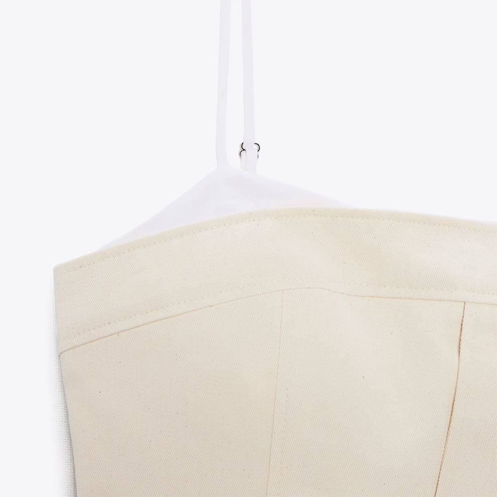 ZARA COMBINATION SHORT DRESS - Picture 9 of 9
